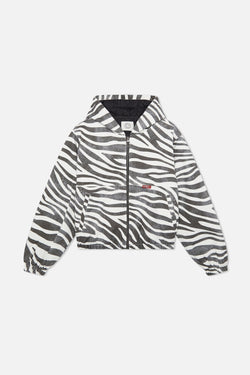 Zebra Print Work Jacket
