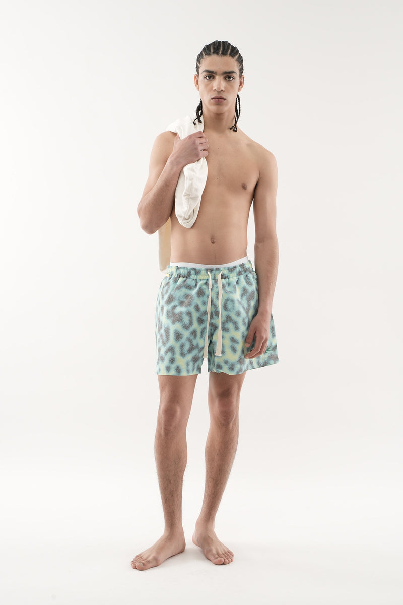 Cheetah Blue Swimpants