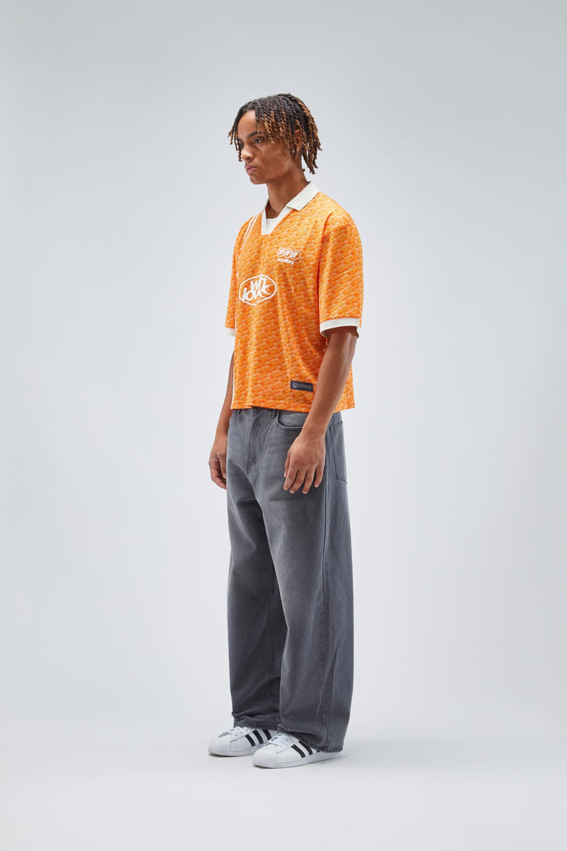 Monogram Orange Football T-shirt
