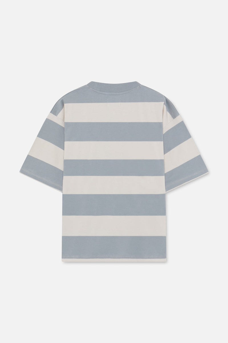 Boy Grey Striped T-Shirt