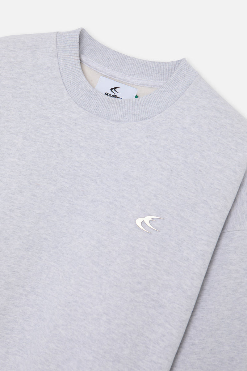 Everyday Grey Melange Crewneck