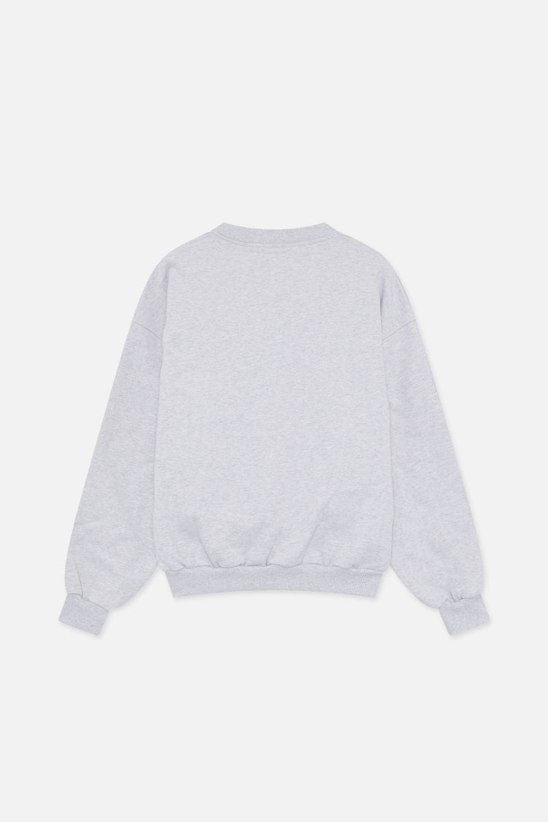 Everyday Grey Melange Crewneck