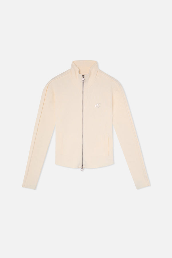 Monaco Ecru Zipper