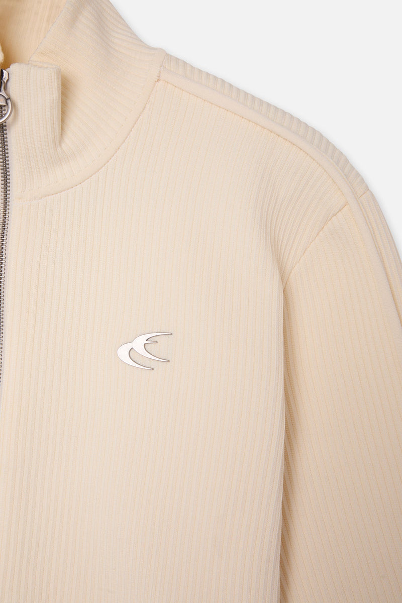 Monaco Ecru Zipper