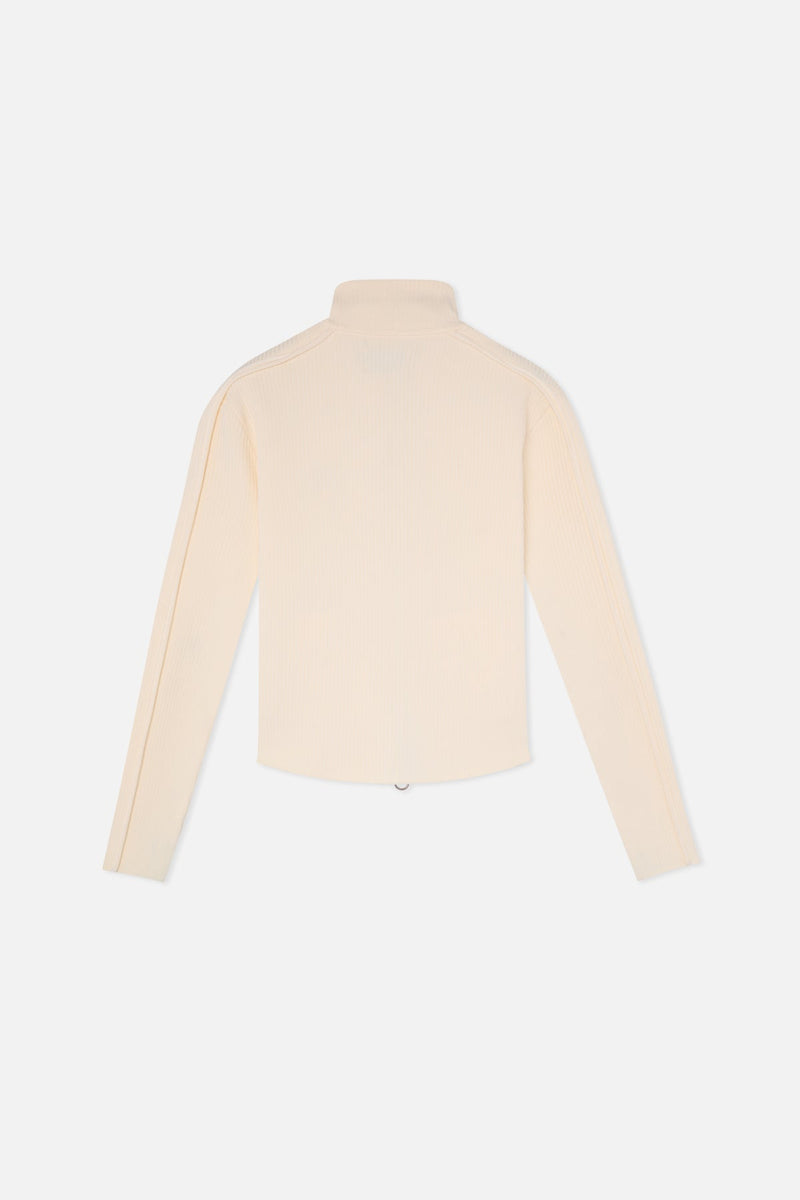 Monaco Ecru Zipper