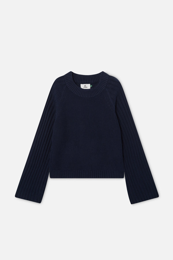 Berry Navy Knit