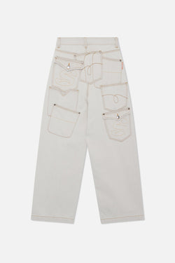 7Pocket Ecru Pants