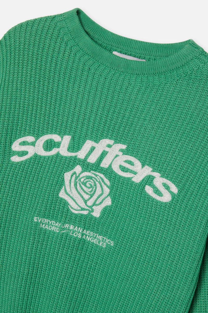 Rose Green Knit