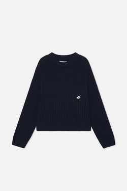Pin Navy Knit