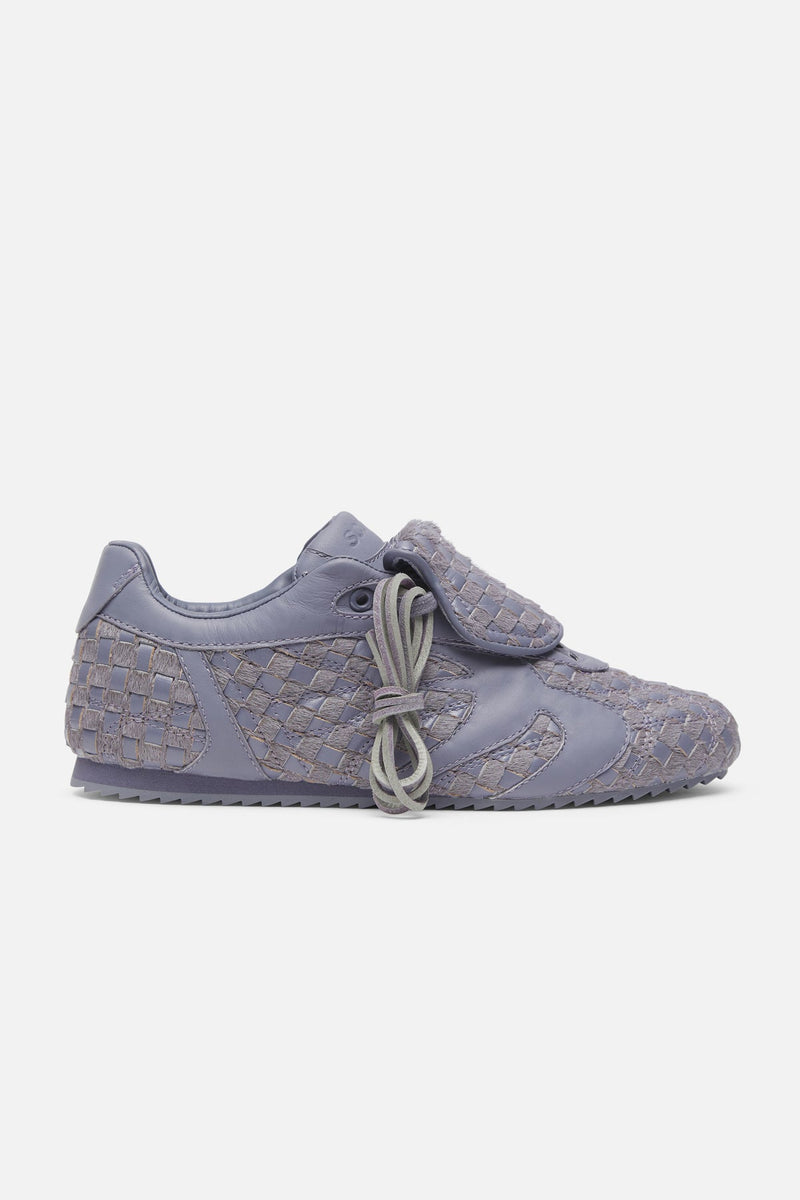 Iconic Braided Purple Sneaker