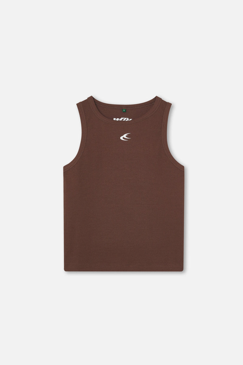 Brown & Yellow Canale Scff Tank Top Pack