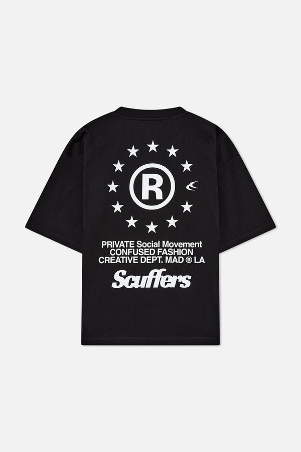 Confused Black T-Shirt
