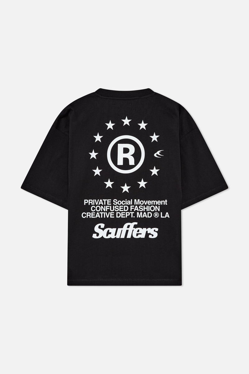 Confused Black T-Shirt