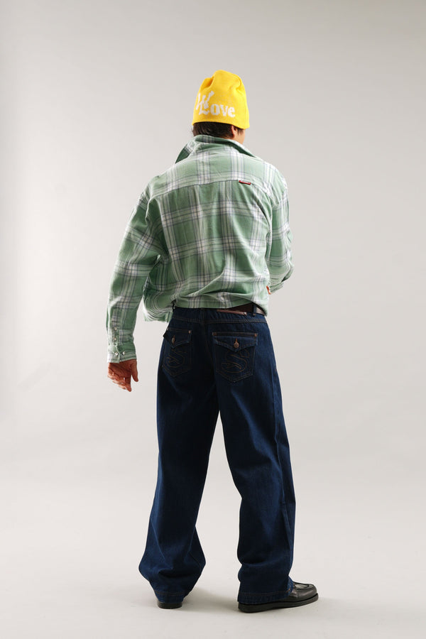 Green Checkered Shirt