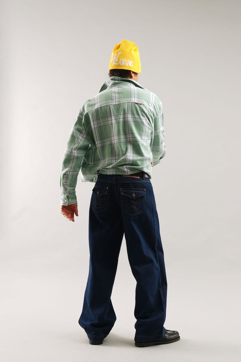 Green Checkered Shirt
