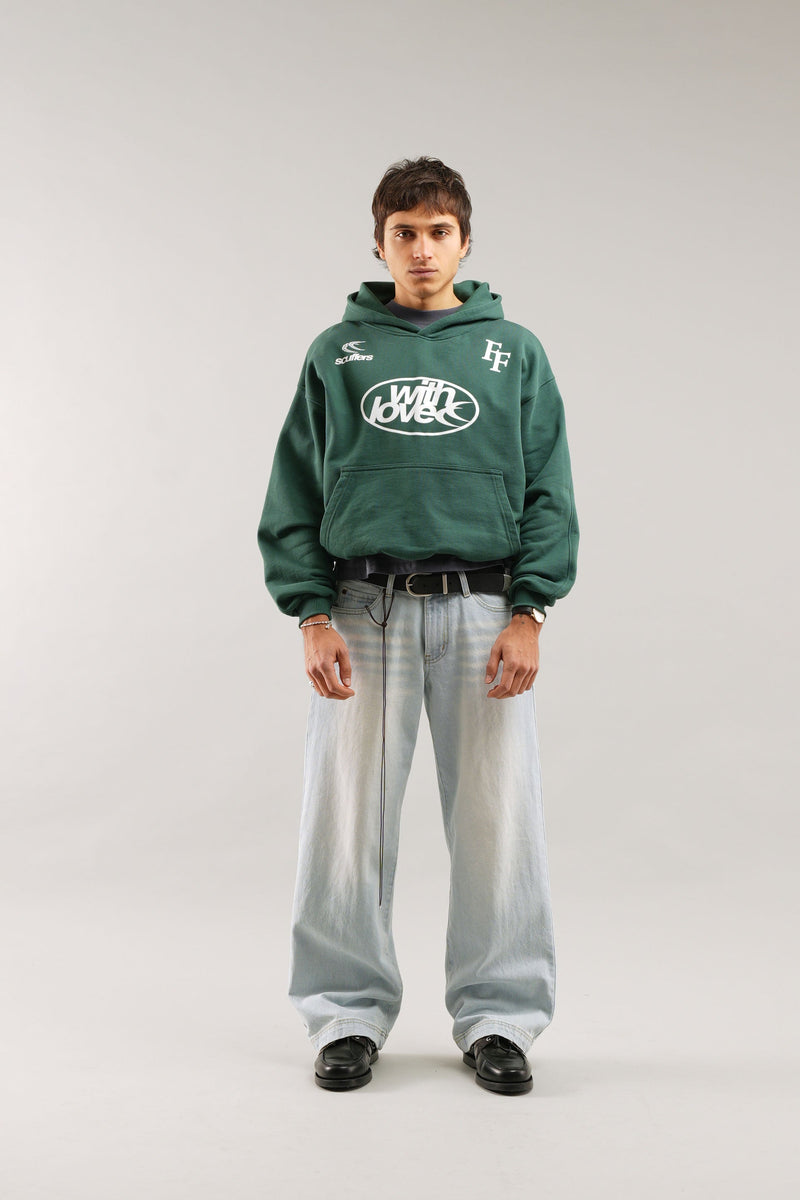 Paris Green Hoodie