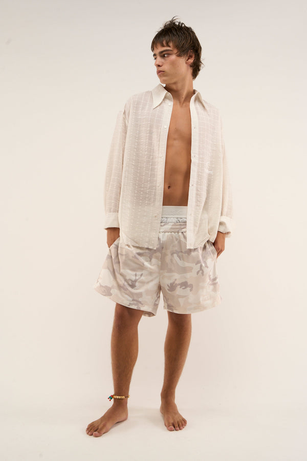 70s Summer Ecru Shirt