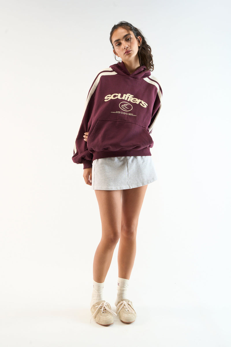 Effortless Burgundy Hoodie