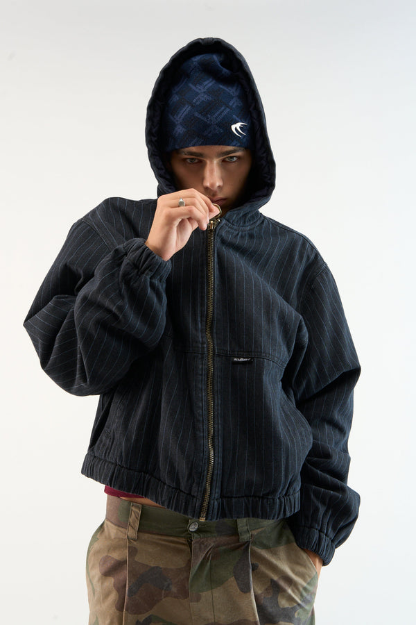 Pinstripe Dark Work Jacket