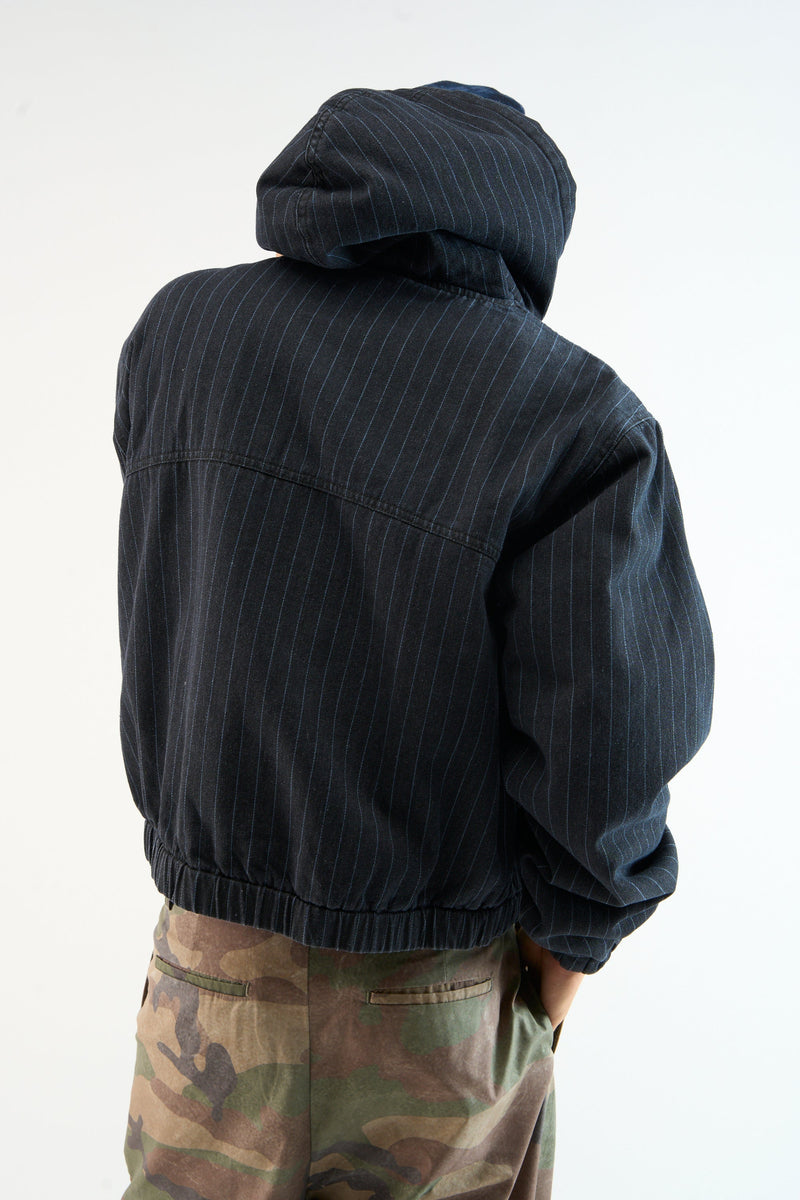 Pinstripe Dark Work Jacket