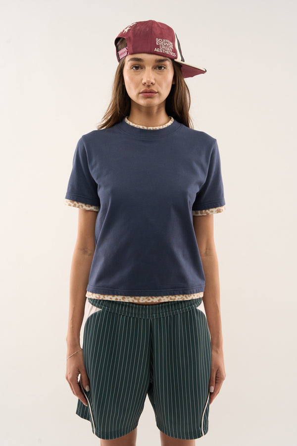 Leo Navy Top