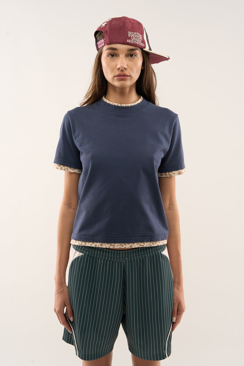Leo Navy Top