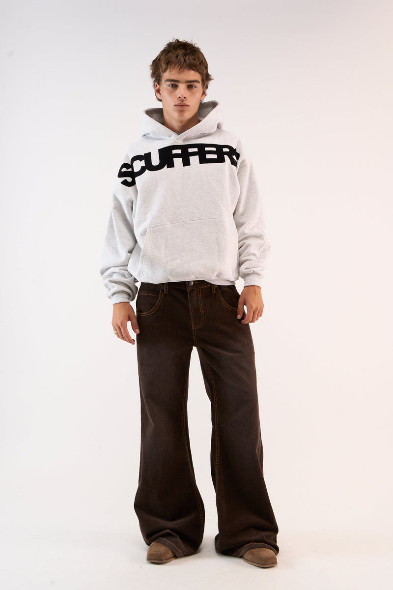 Flock Light  Grey Hoodie