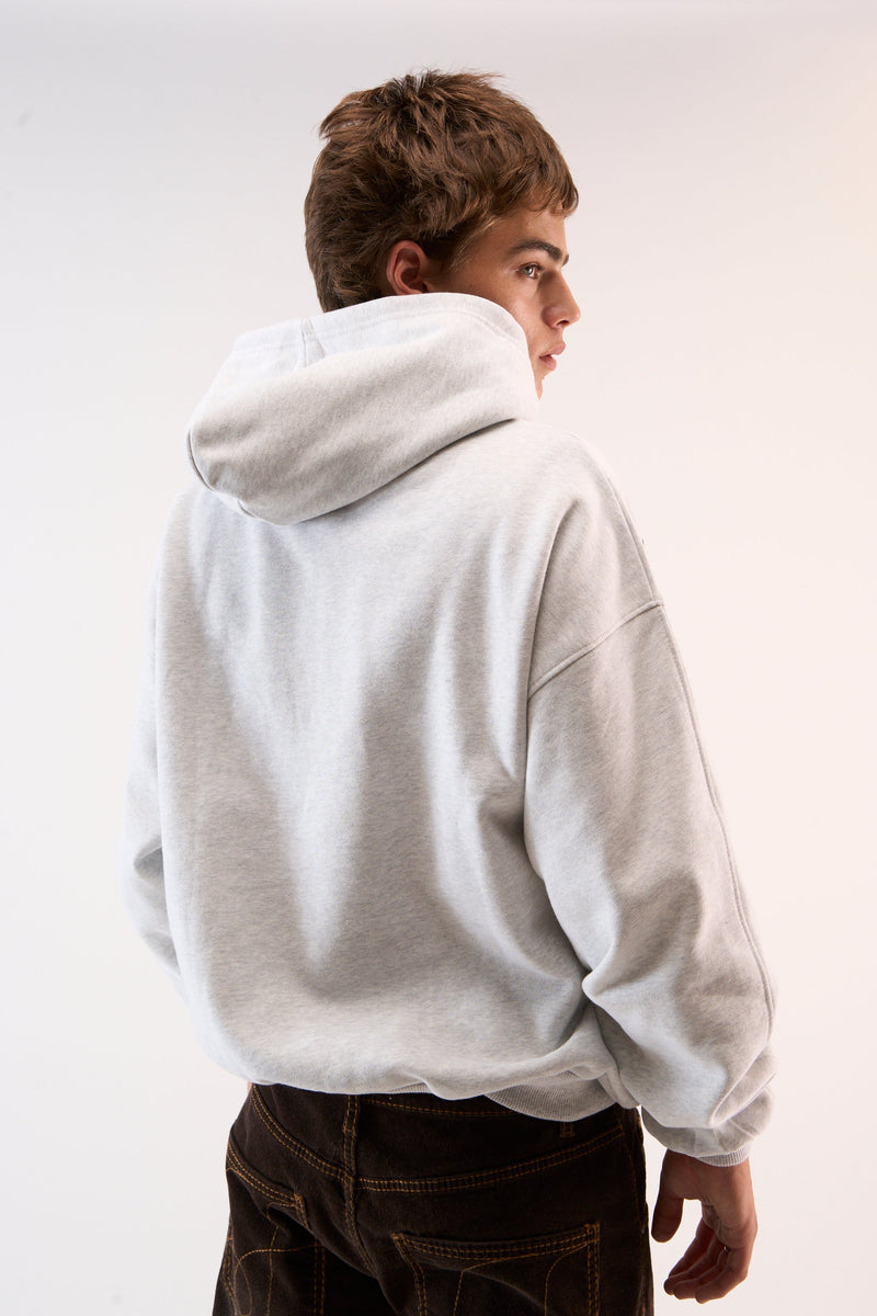 Flock Light  Grey Hoodie