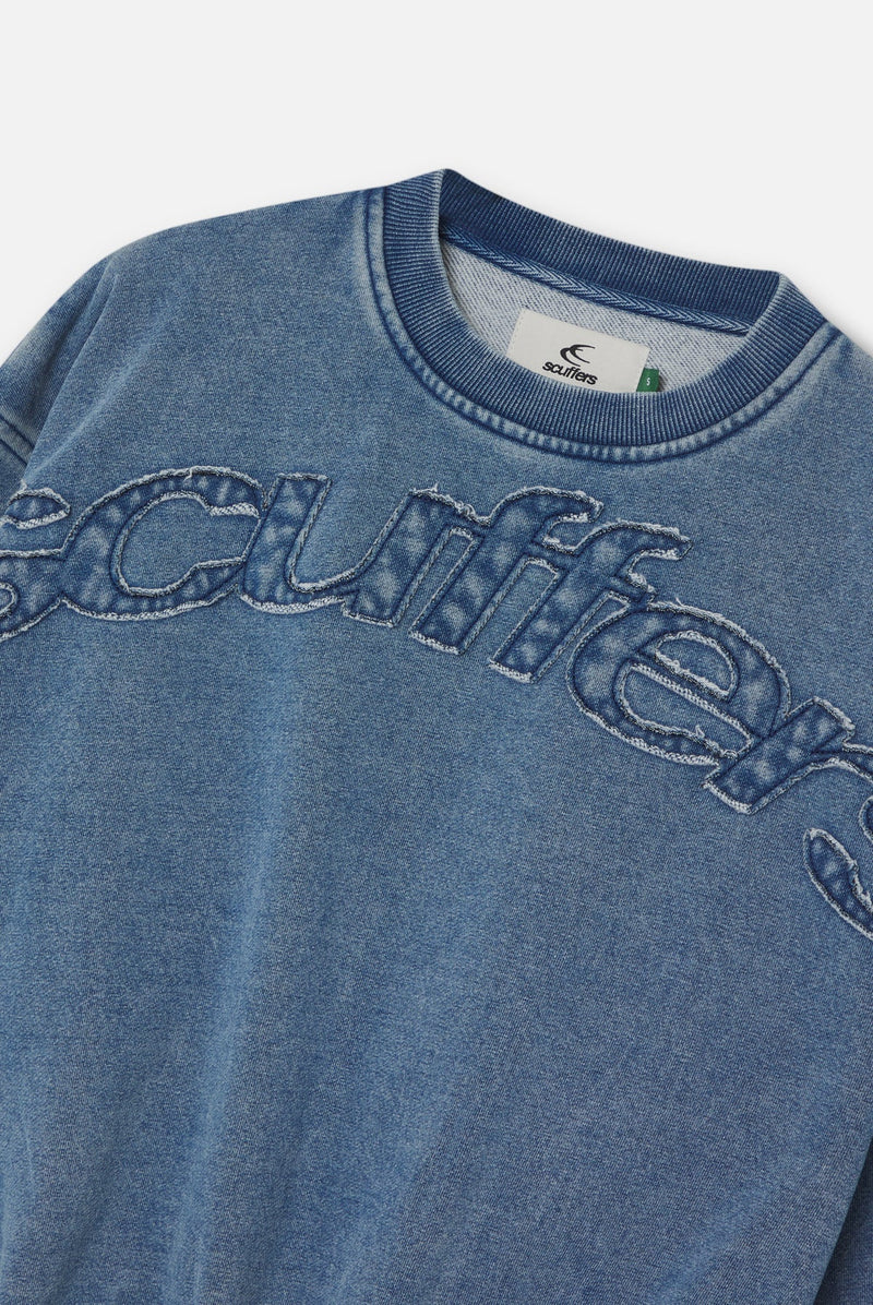 Denim Blue Crewneck