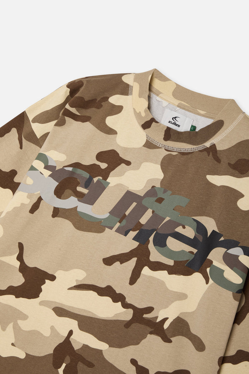 Double Camo Brown T-Shirt