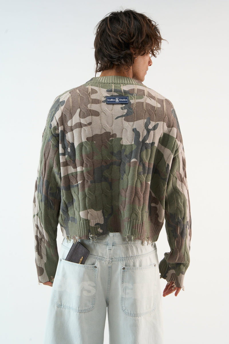Trench Camo Knit