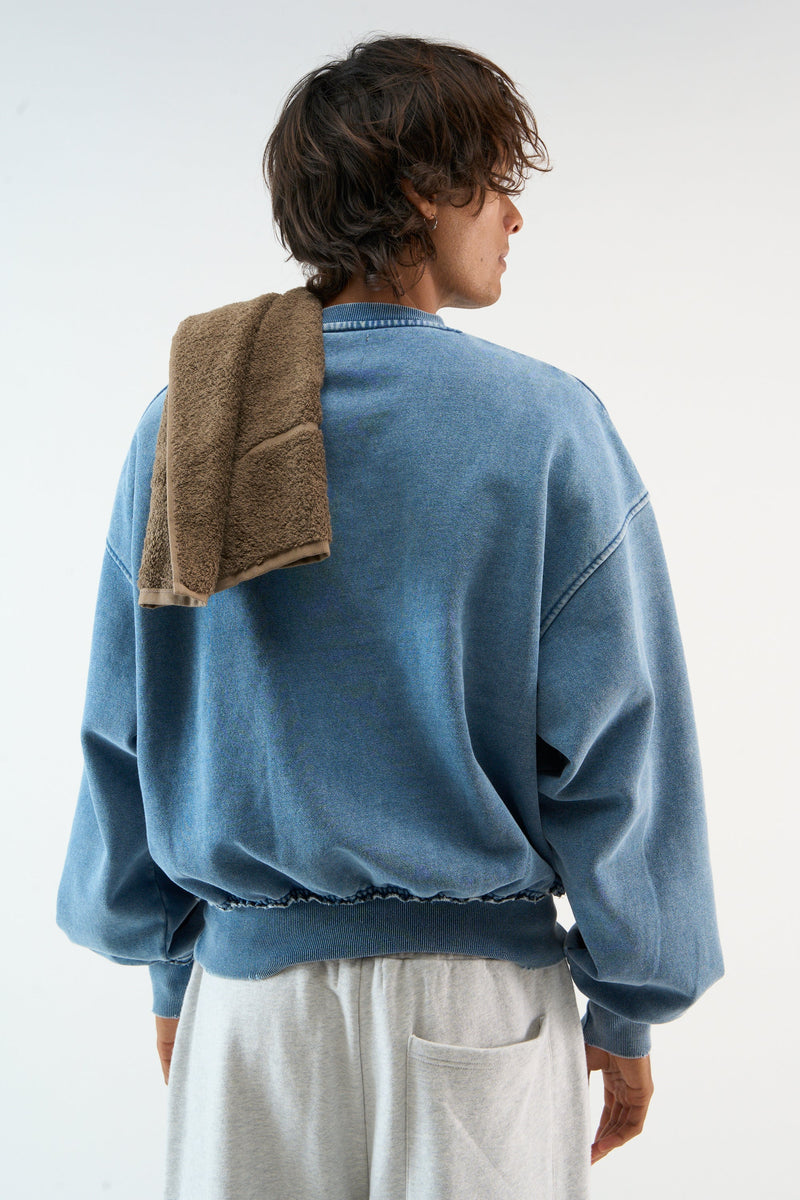 Denim Blue Crewneck