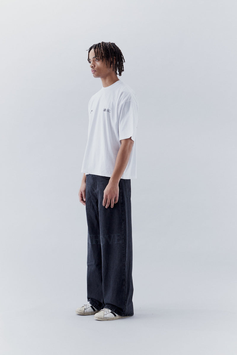 Fuzzy White T-Shirt