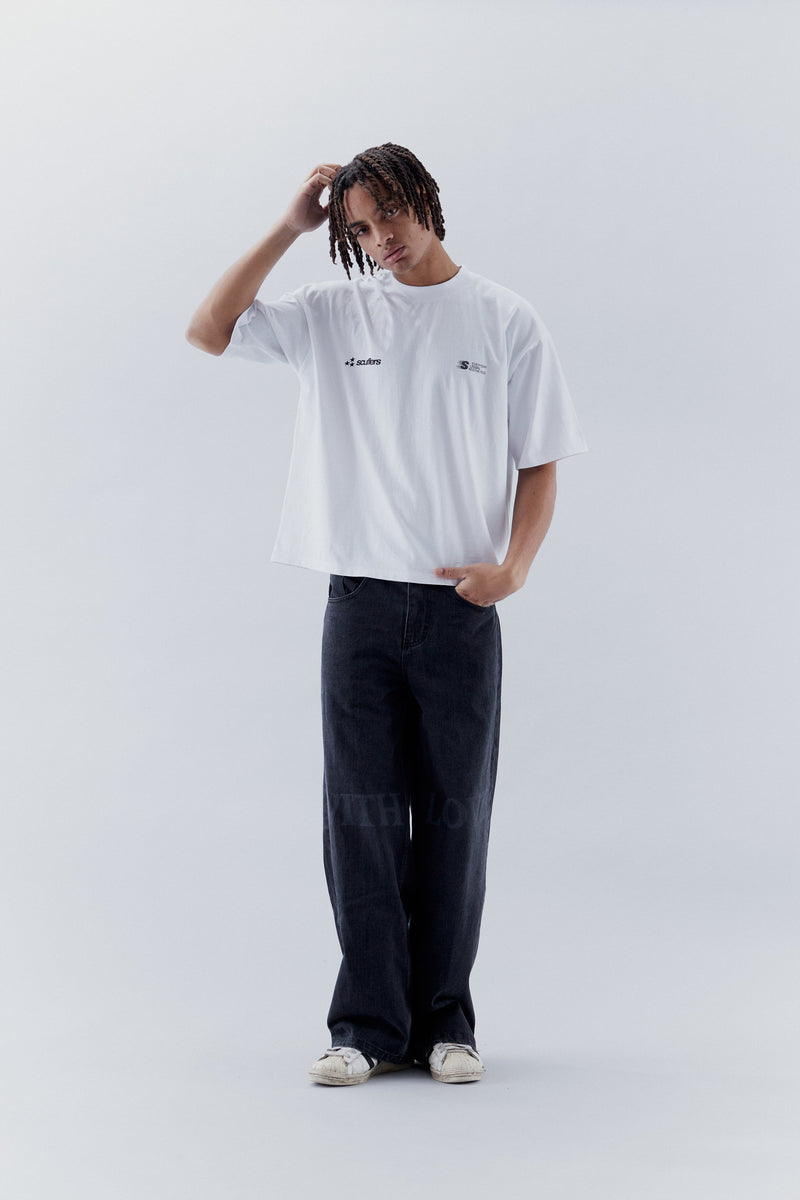 Fuzzy White T-Shirt