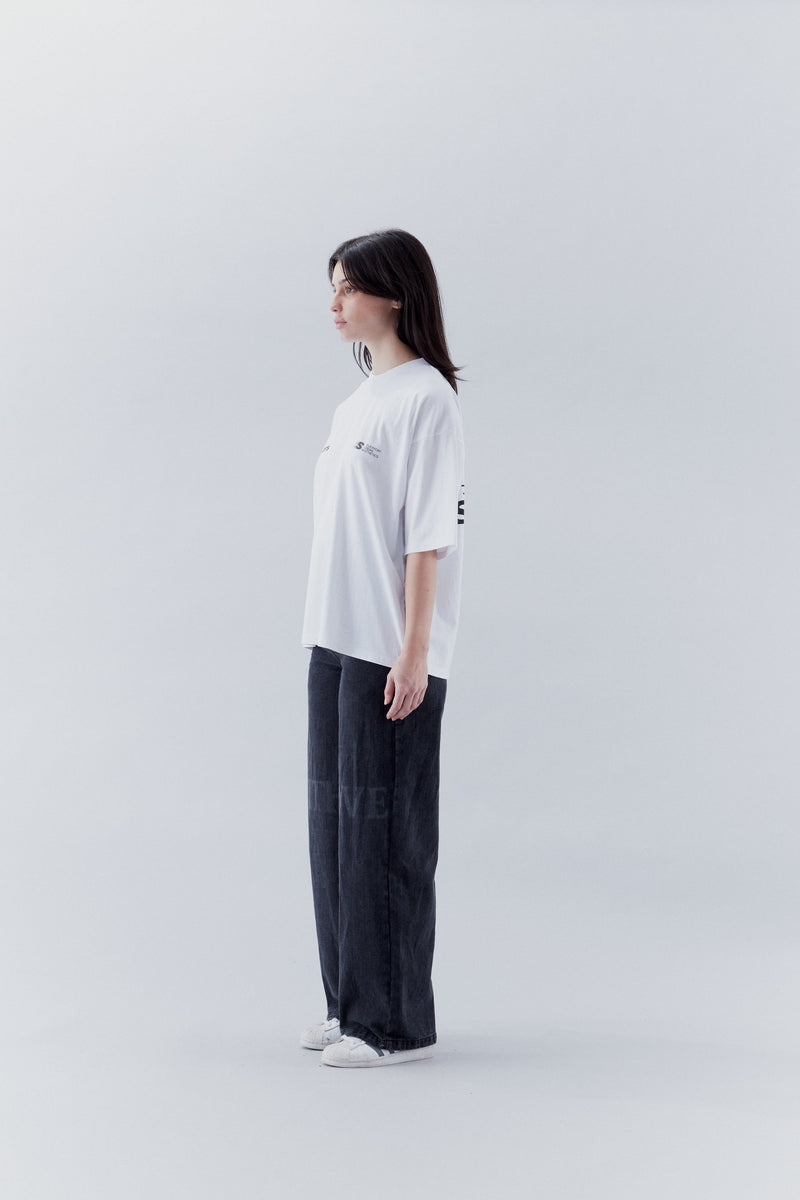 Fuzzy White T-Shirt