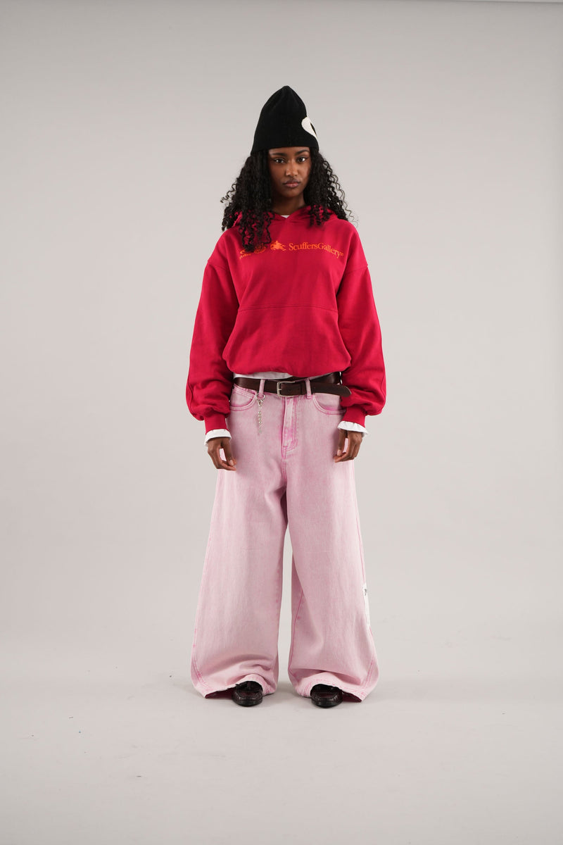 Emblem Red Hoodie