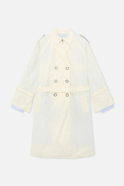 Vichy Ecru Trench Coat