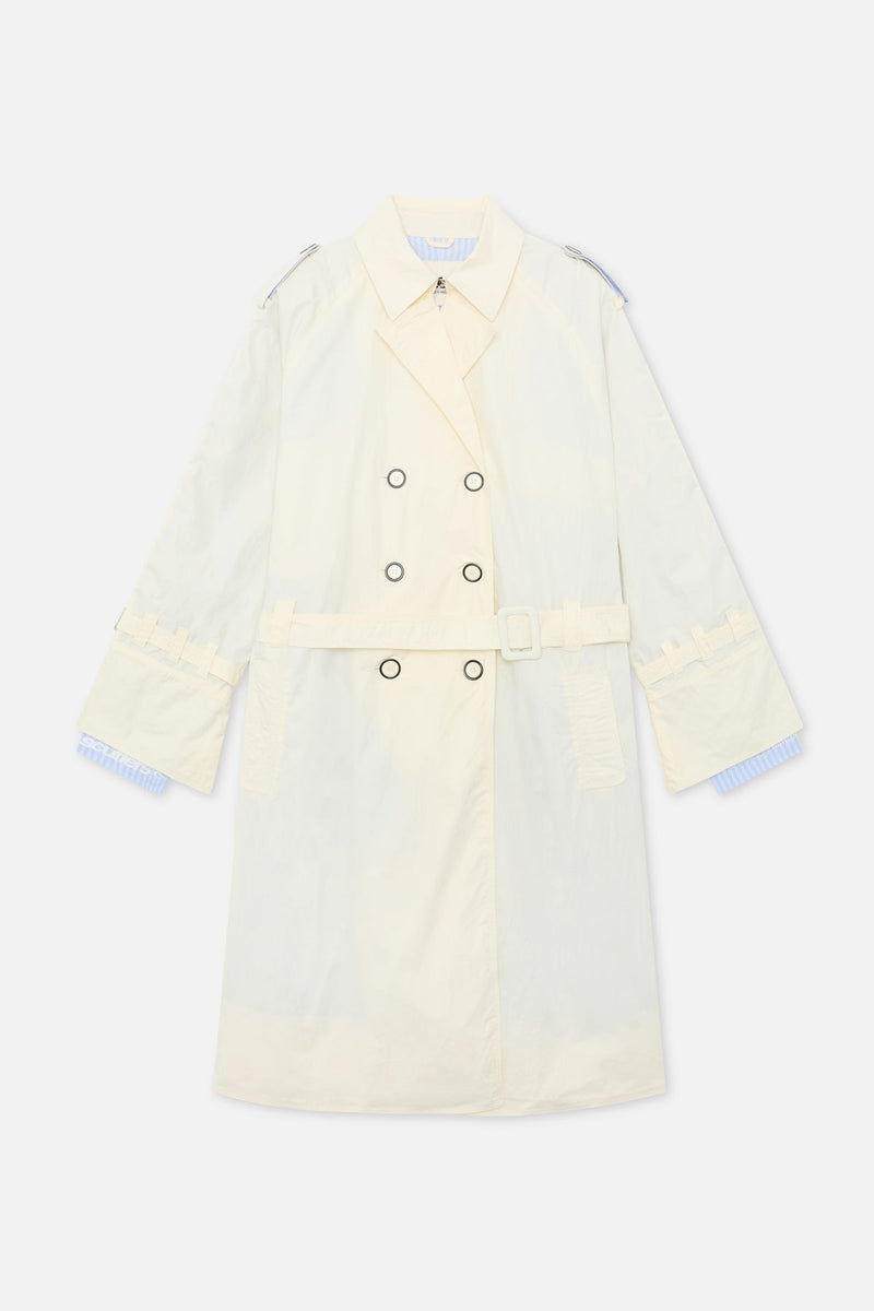 Vichy Ecru Trench Coat