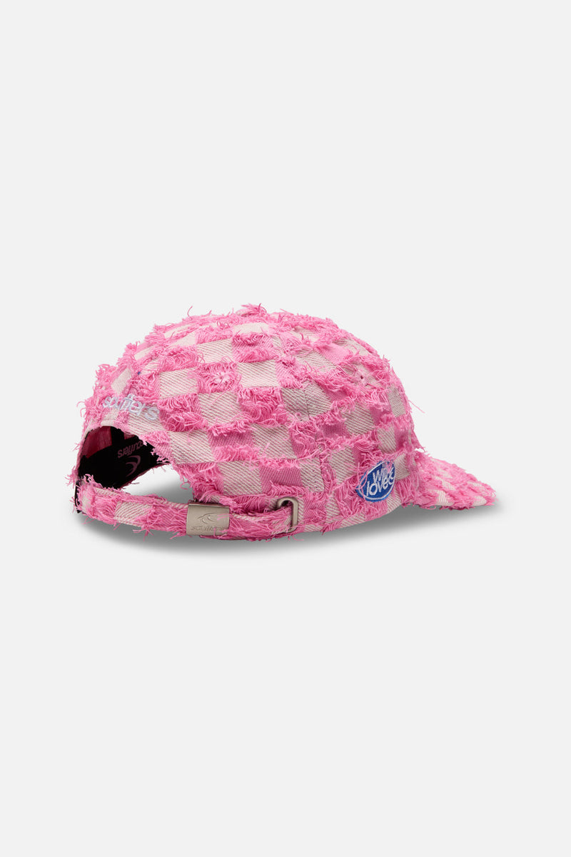 Checkered Pink Cap