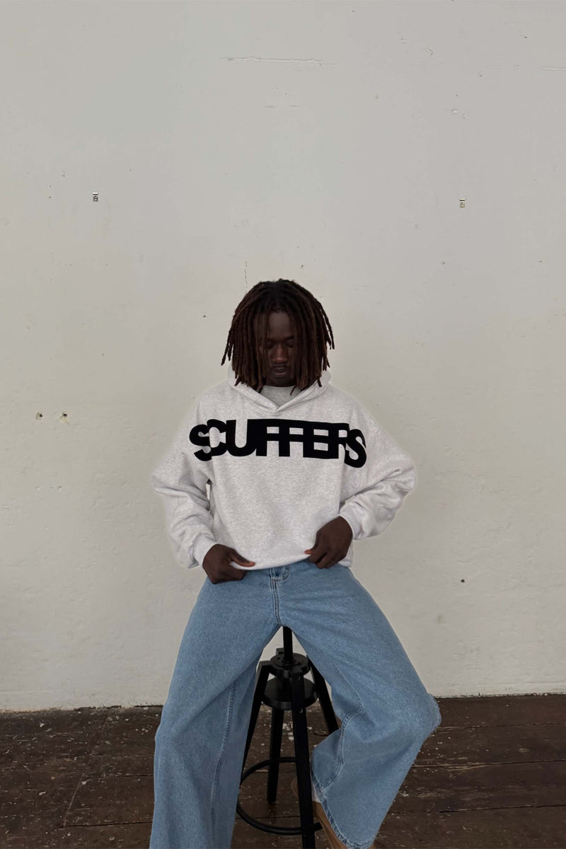 Flock Light  Grey Hoodie
