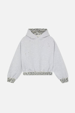 Leo Grey Melange Hoodie