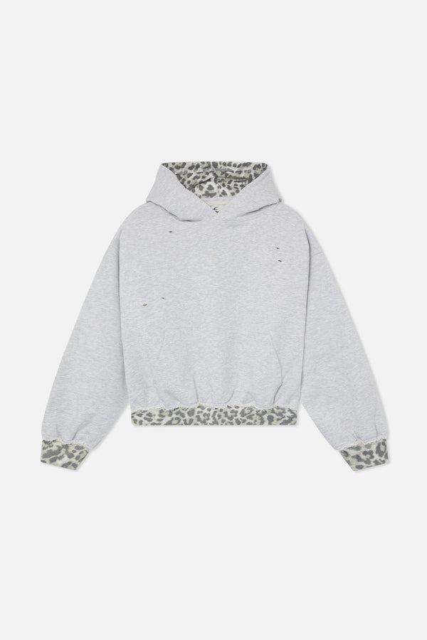 Leo Grey Melange Hoodie