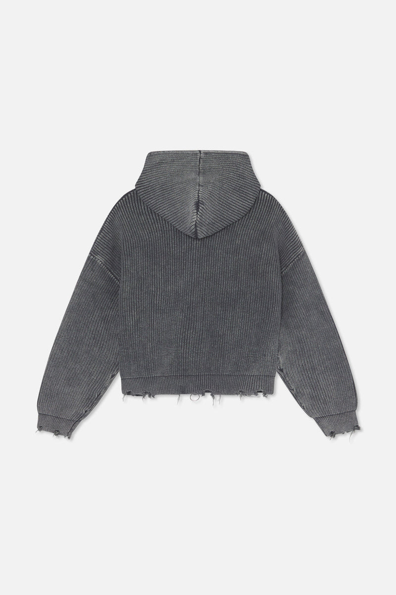 New Light Dark Buzz Knit Zipper