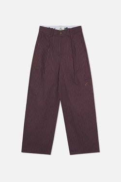 Pinstripe Burgundy Pants