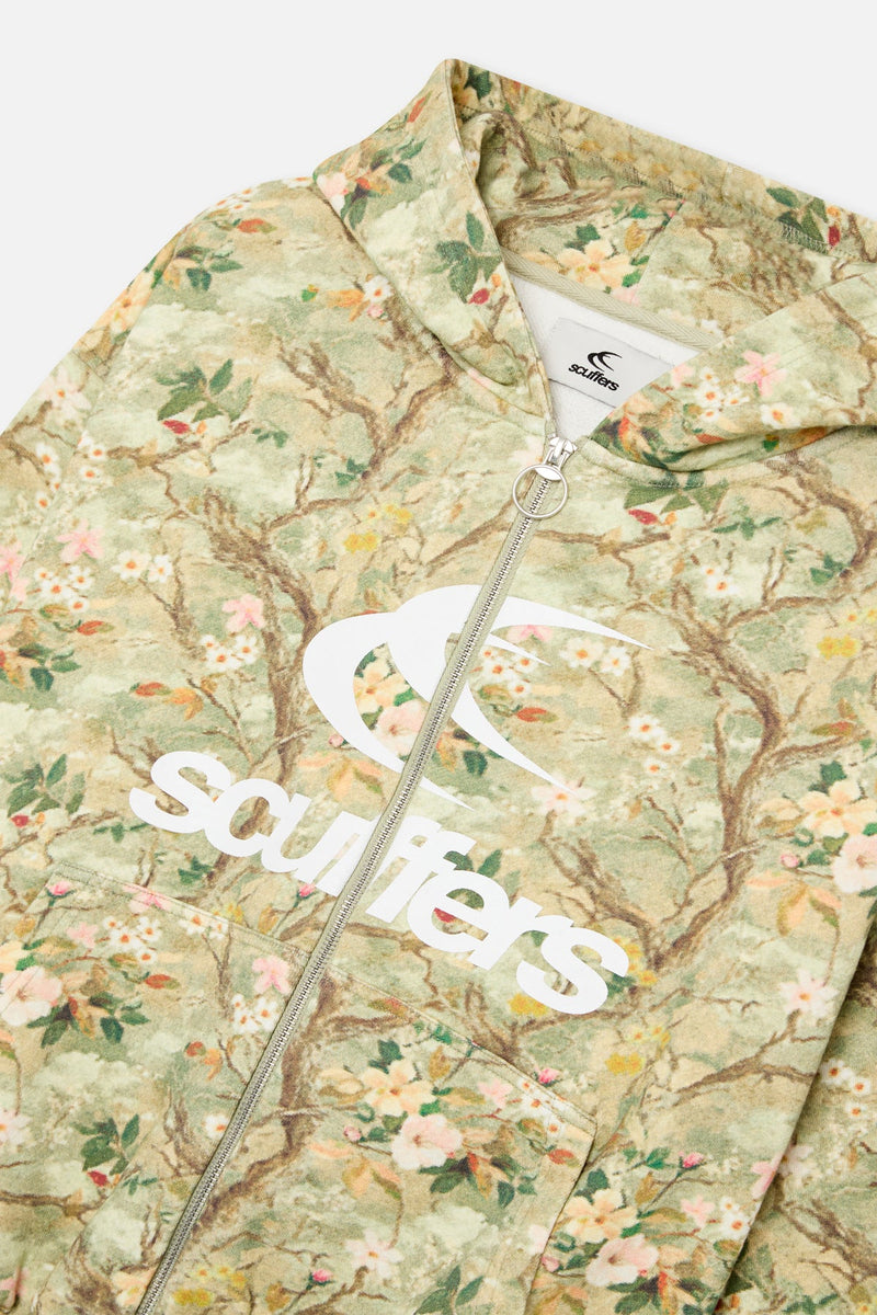 Real Flower Zipper