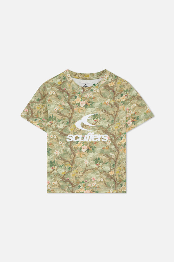 Real Flower Fitted T-Shirt