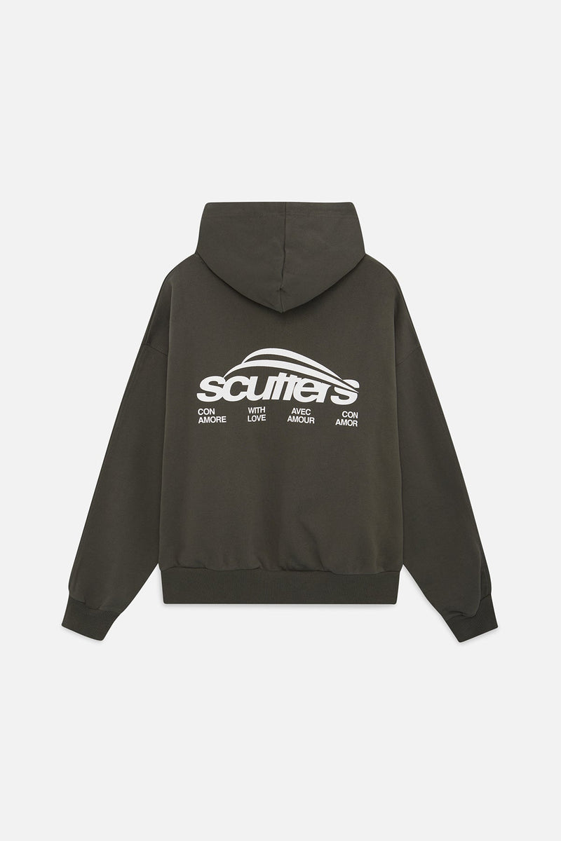 With Loves Green Hoodie