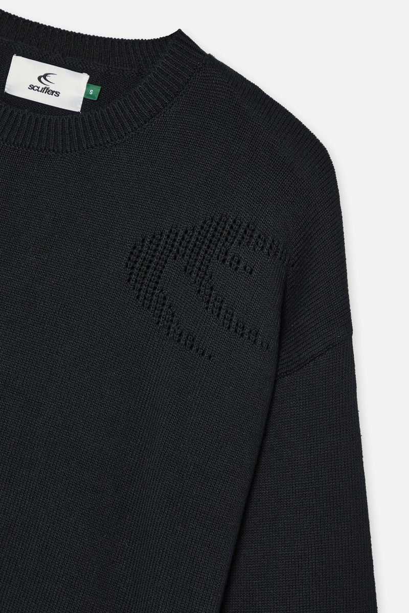 New Moon Black Knit