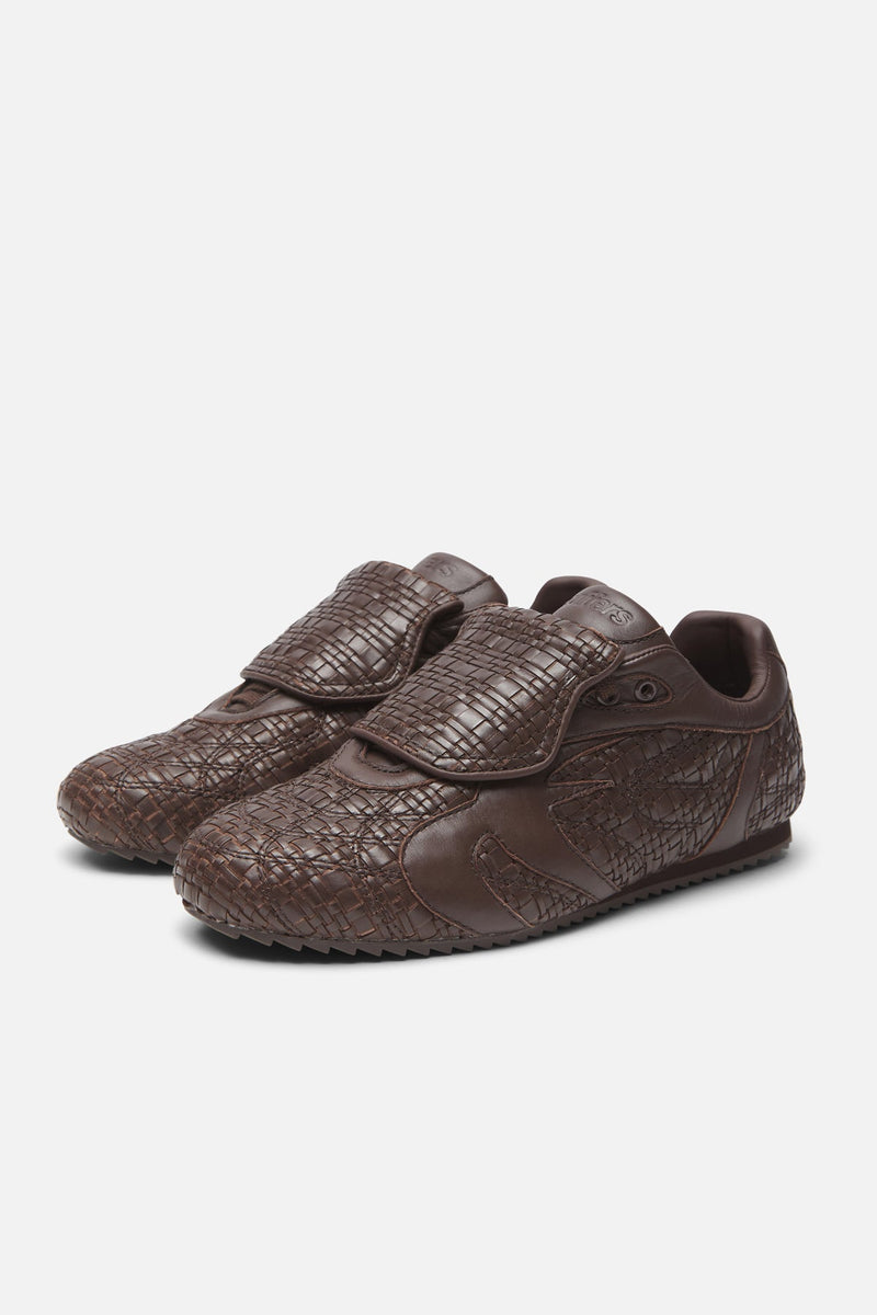 Iconic Braided Brown Sneaker