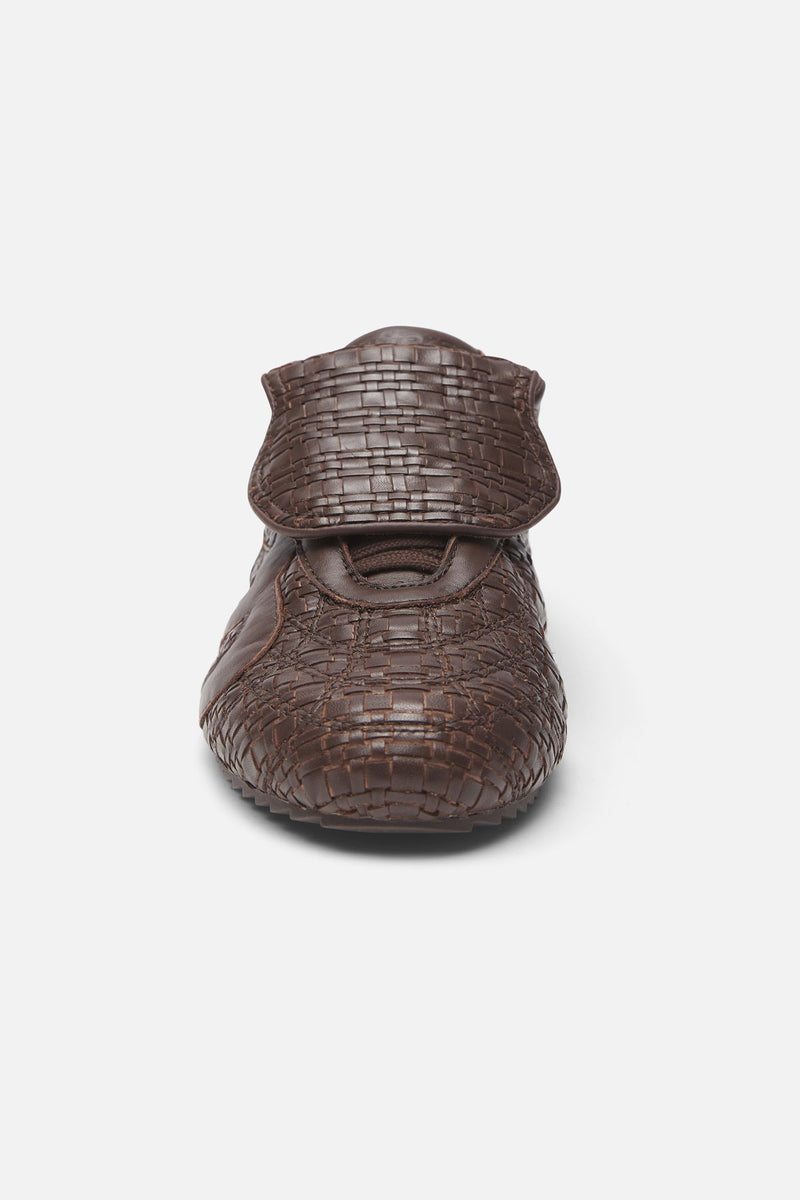 Iconic Braided Brown Sneaker